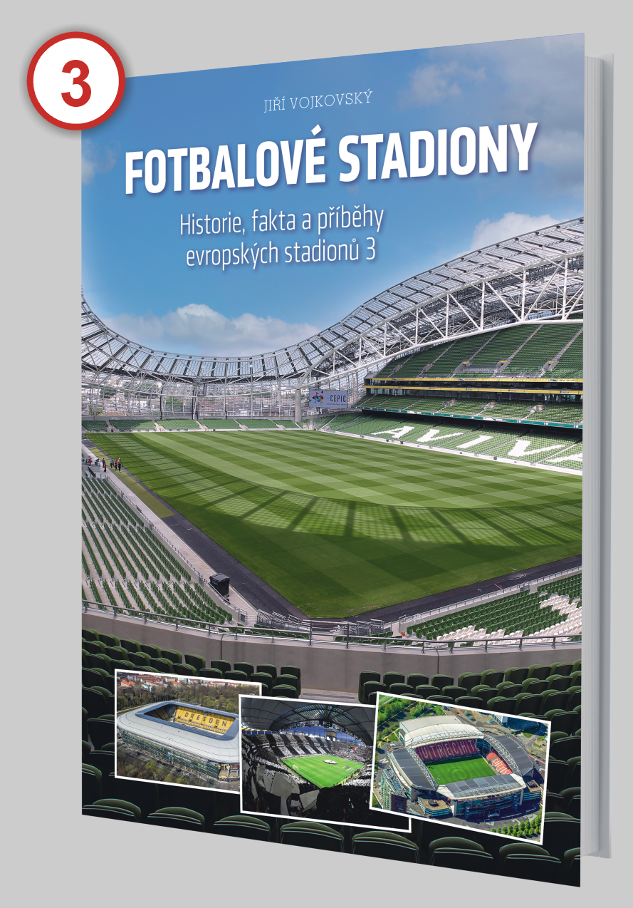 Kniha - Fotbalové stadiony 3